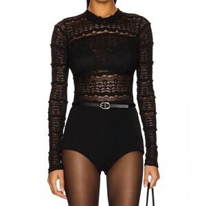 NEW INTIMATELY body angelina bodysuit in black